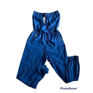 w118 by walter baker Athletic Tube Jumpsuit Royal Blue Sz S
